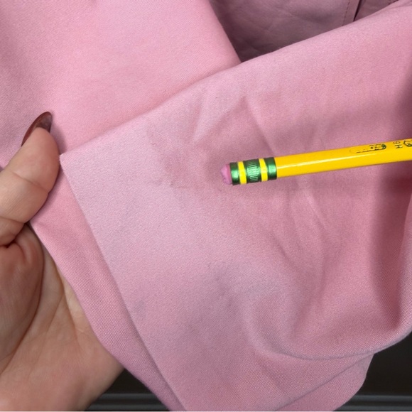 Lane Bryant Pink Moto-Style Jacket with Ruffle Detail Size 18 - Picture 5 of 12